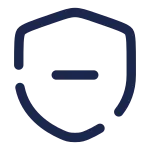Shield Minus SVG Icon